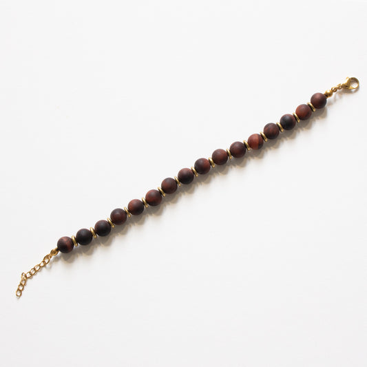 Bracelet oeil de taureau mat
