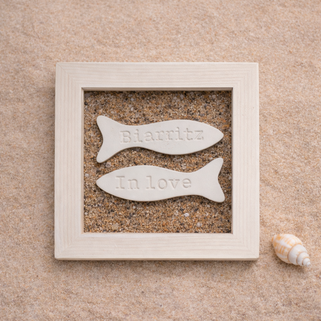 Petit cadre plage Biarritz in love
