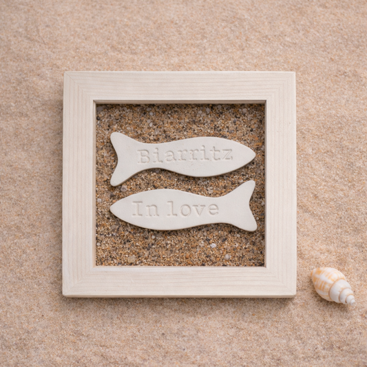 Petit cadre plage Biarritz in love